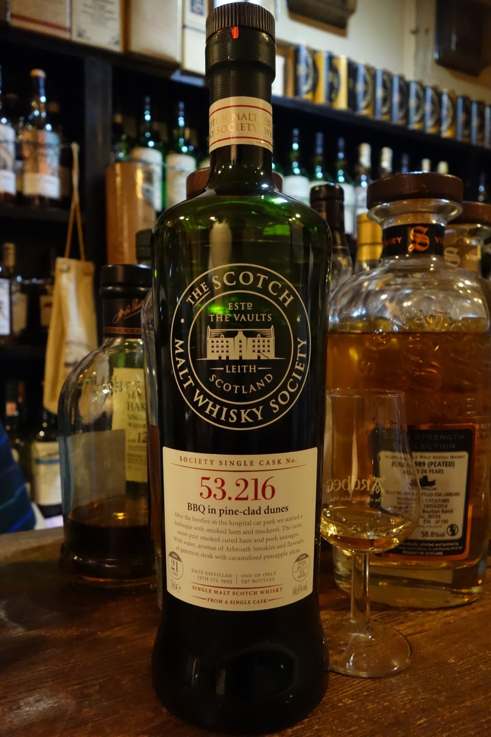 CAOL ILA 1993 21yo THE SCOTCH MALT WHISKY SOCIETY "53.216"