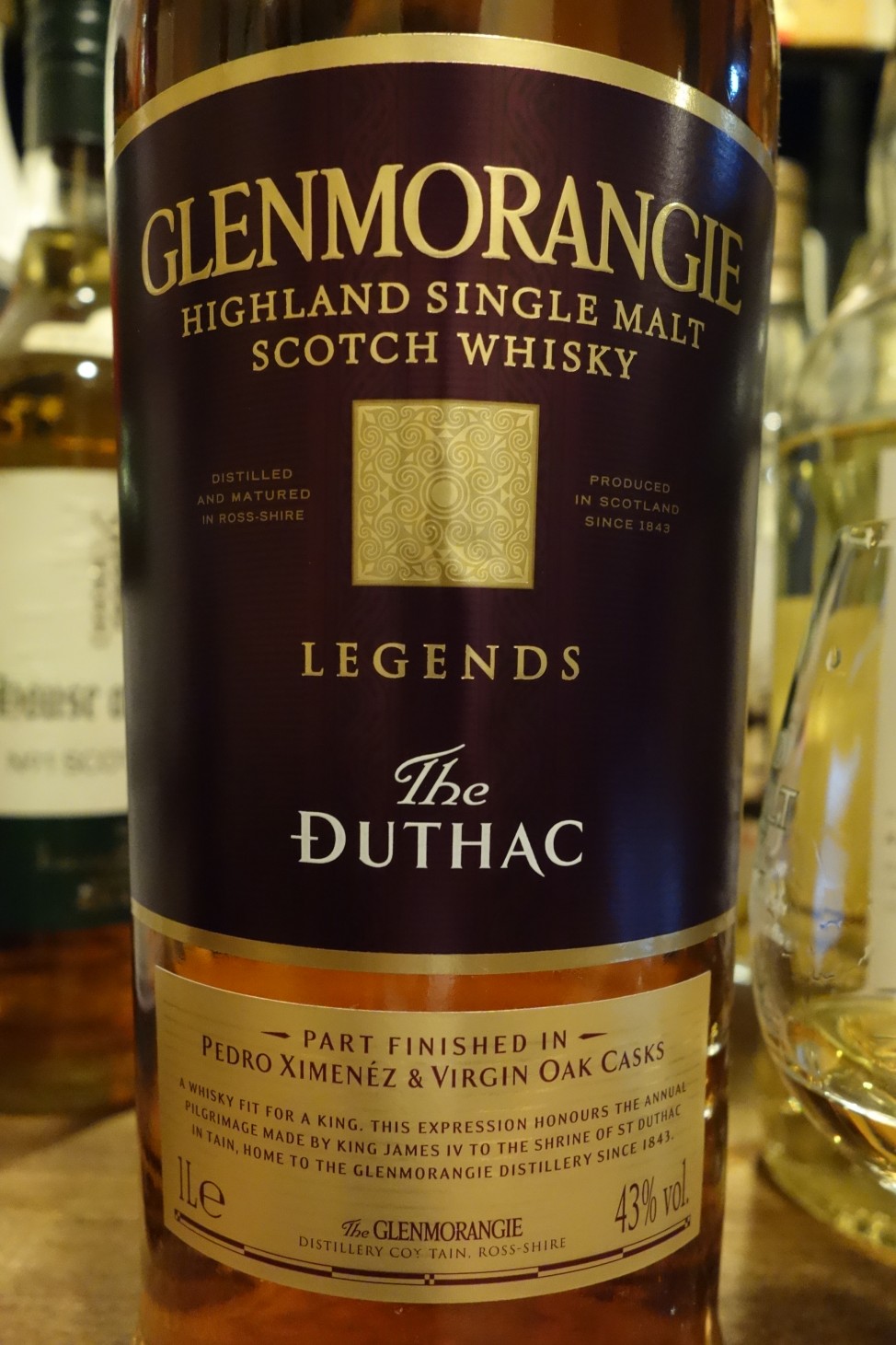 グレンモーレンジ GLENMORANGIE OB "The DUTHAC" LEGENDS