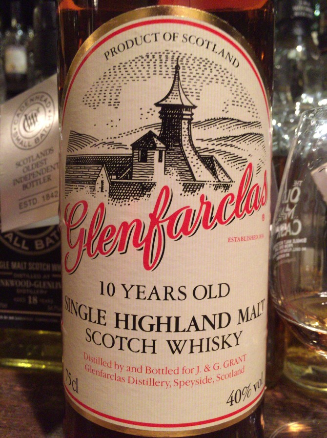 グレンファークラス GLENFARCLAS 10yo OB 40% 80年代流通